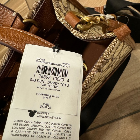 ❌Coach Signature Dimsey Tote 22 x Disney❌ - Picture 3 of 10